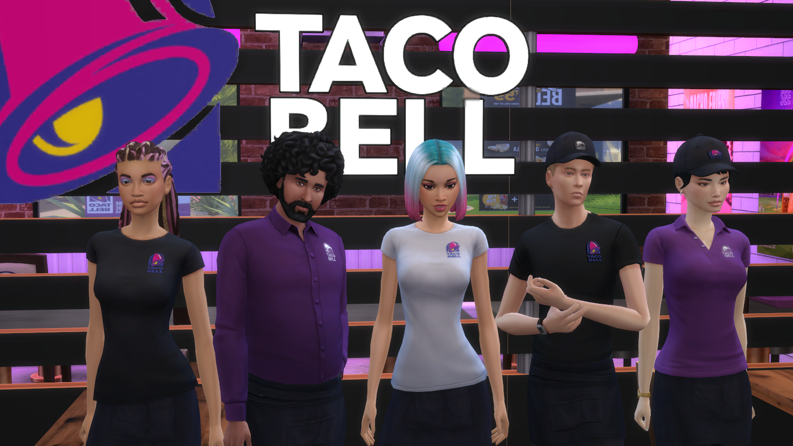 old taco bell uniforms