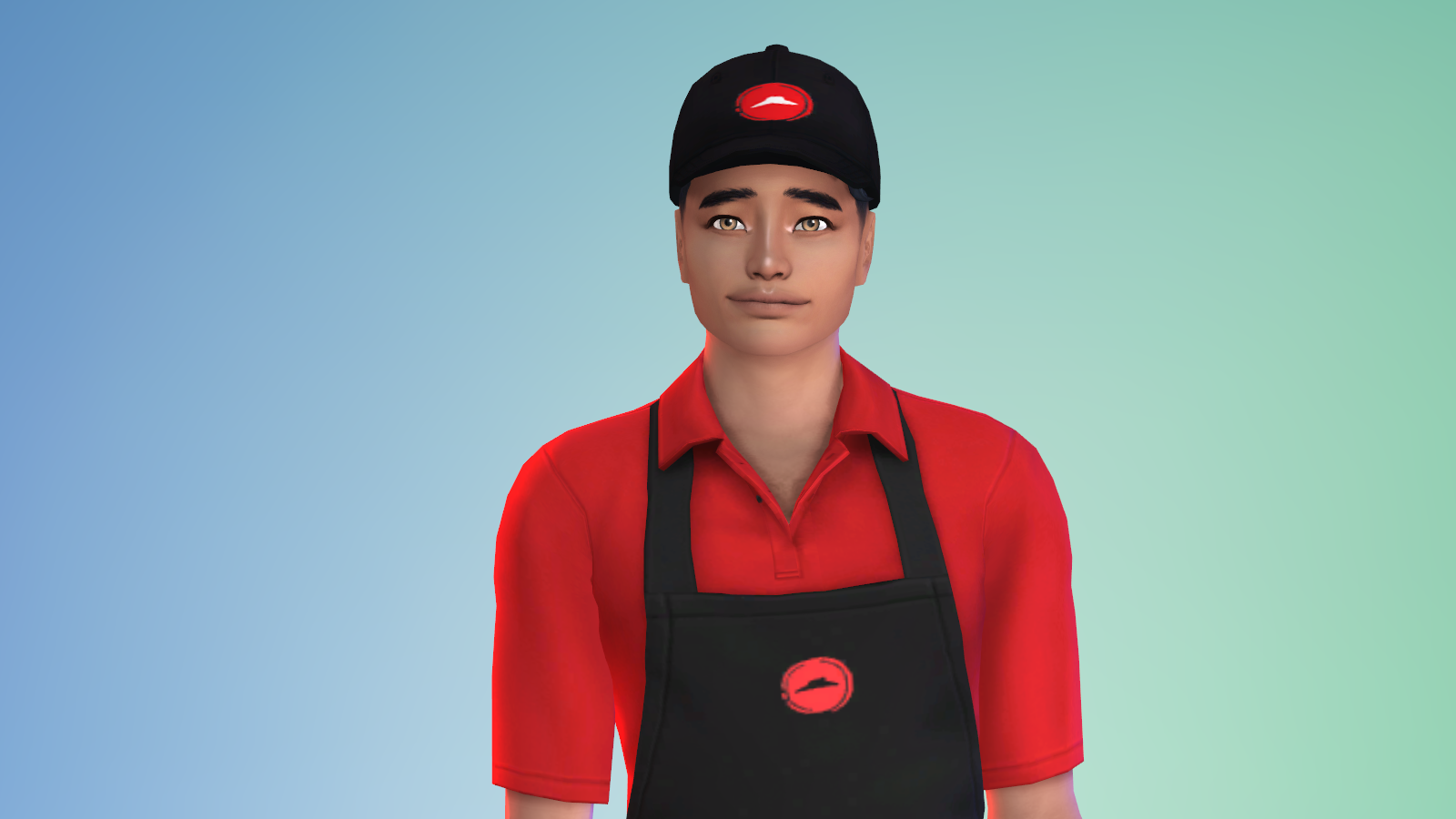 Mod The Sims Pizza Hut Uniform + Cap