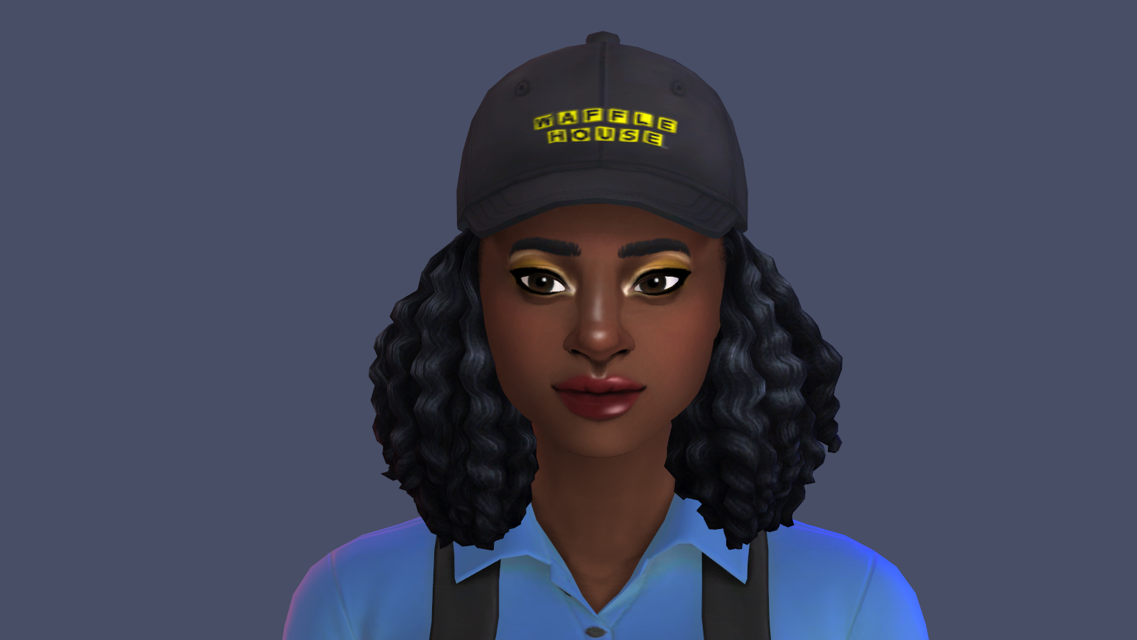 Mod The Sims Waffle House Uniform + Hat