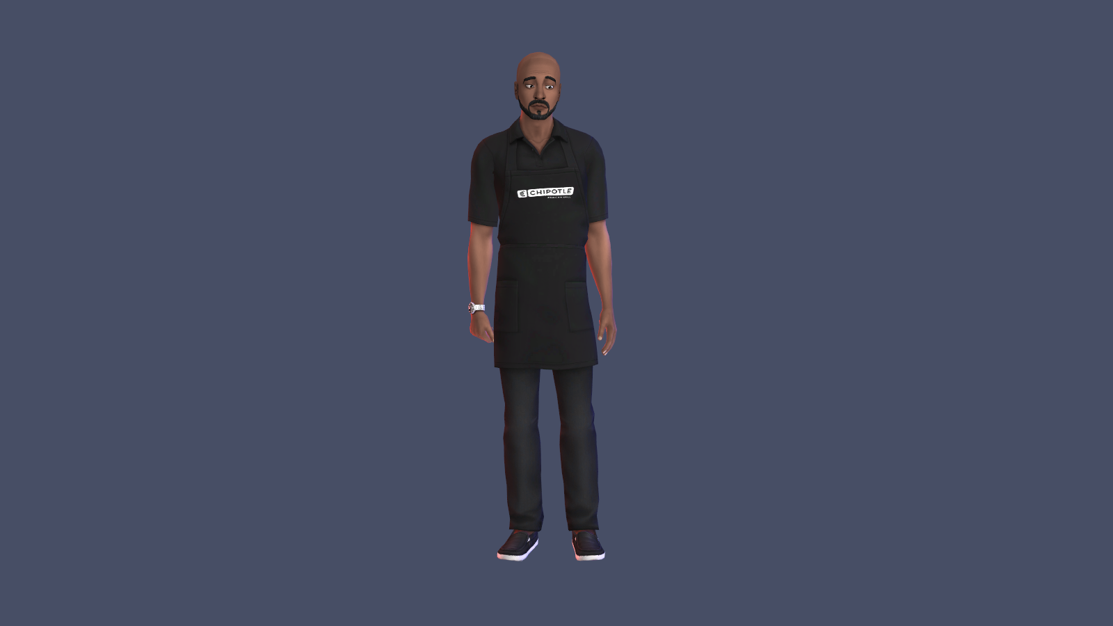 Mod The Sims Chipotle Uniform + Hat