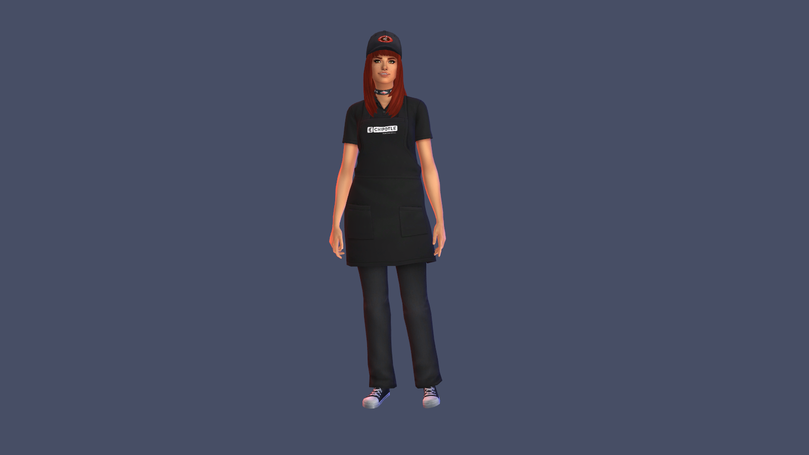 Mod The Sims Chipotle Uniform + Hat