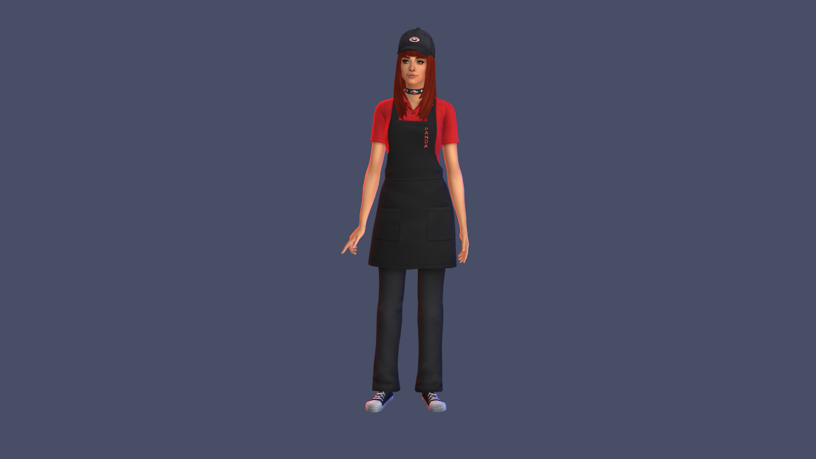 Mod The Sims Panda Express Uniform + Hat