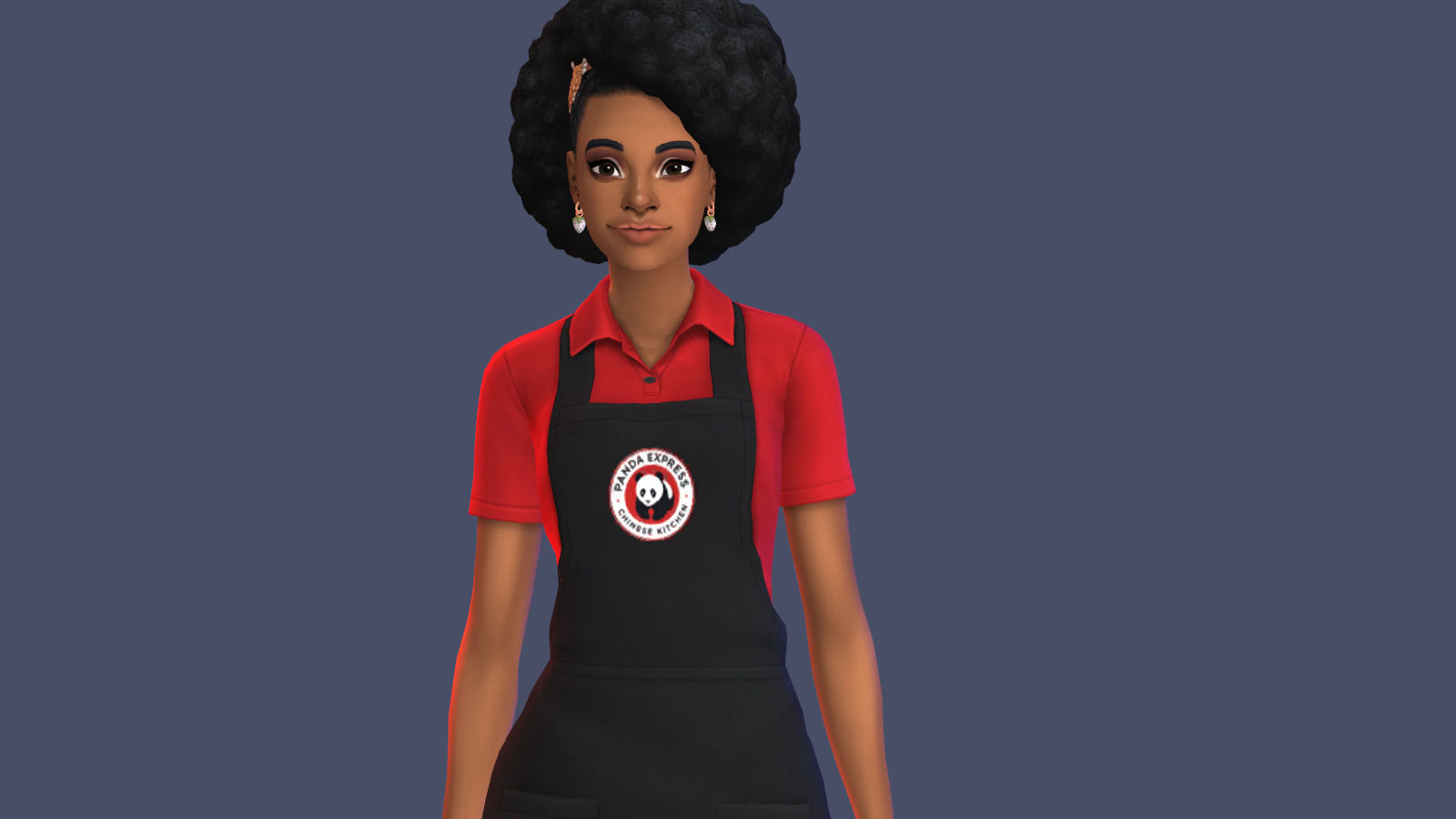 Mod The Sims Panda Express Uniform + Hat