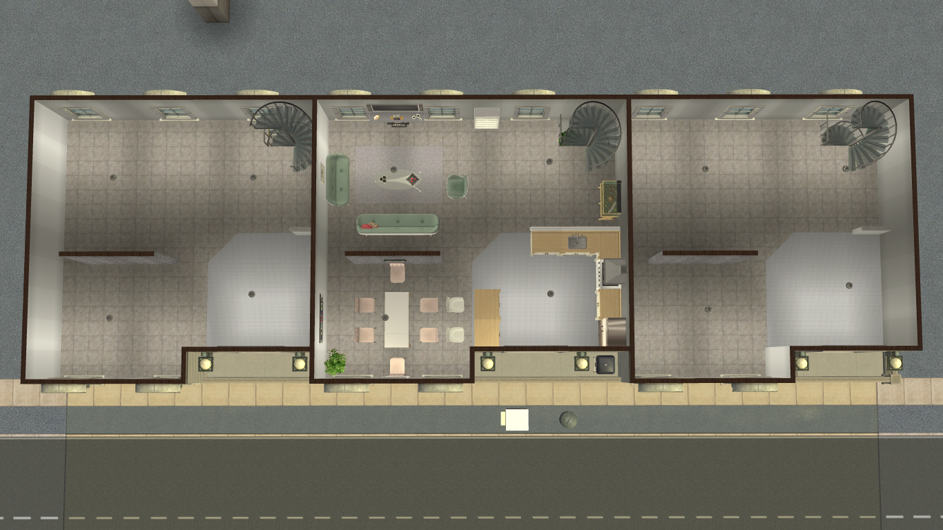 Mod The Sims Central District Apartments (CC free/No CC)