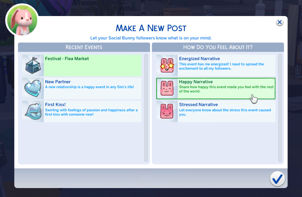 Mod The Sims - Simlish Social Bunny