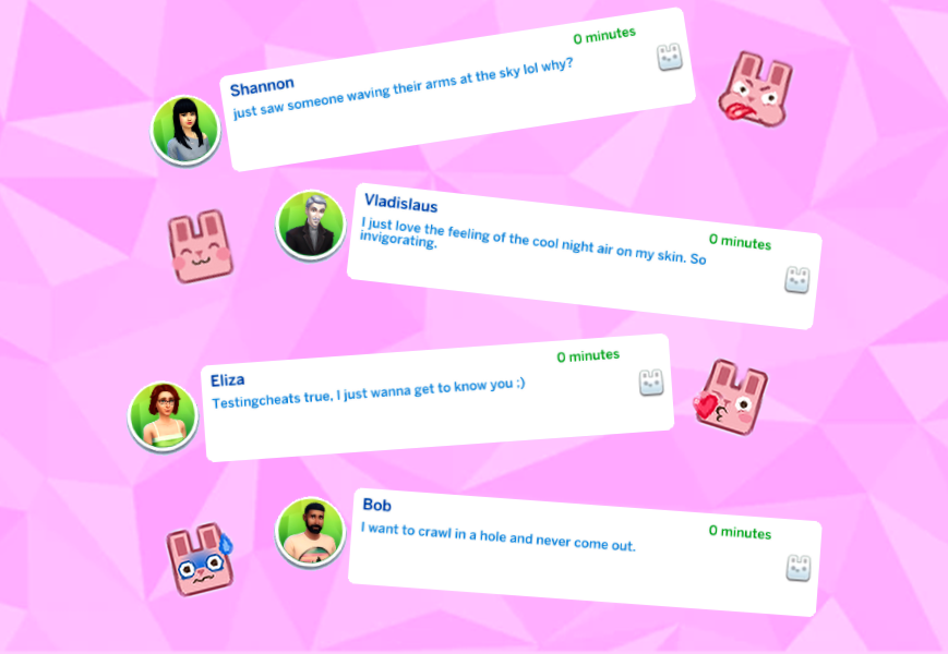 Mod The Sims Immersive Social Bunny v2.1