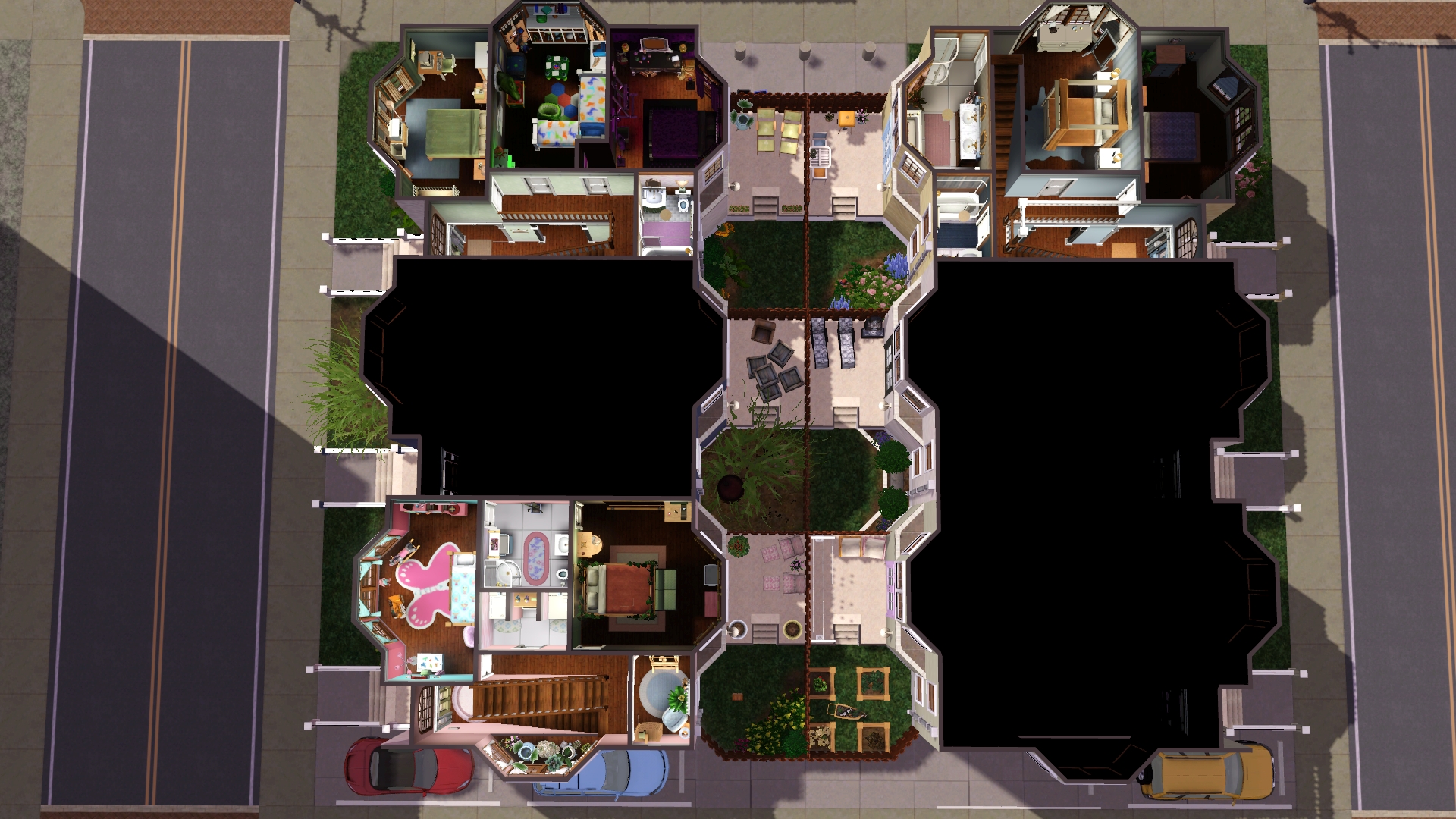 Mod The Sims Bayshore Heights Townhomes! 3 Townhomes to choose from!