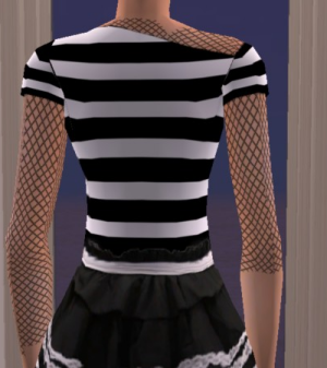Mod The Sims - Anarchy Stripes Teen Top