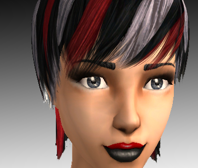 Mod The - -Includes Eyeliner Fix- Maxis Match Goth Mixed Makeup Set