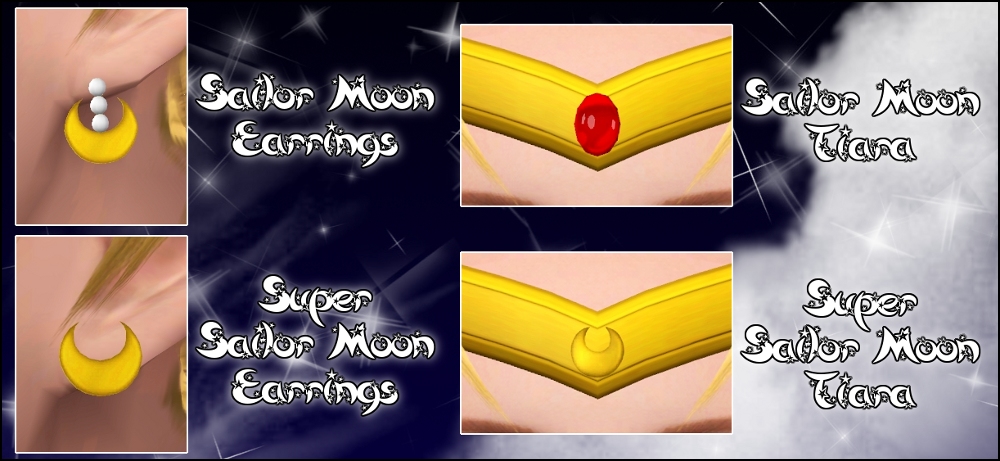 Mod The Sims - In the name of the Moon, I will punish you! ~ Sailor Moon Set