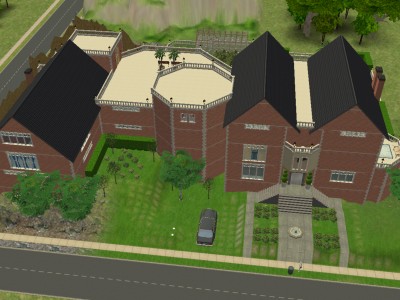 Mod The Sims Wayne Manor For All You Batman Fans