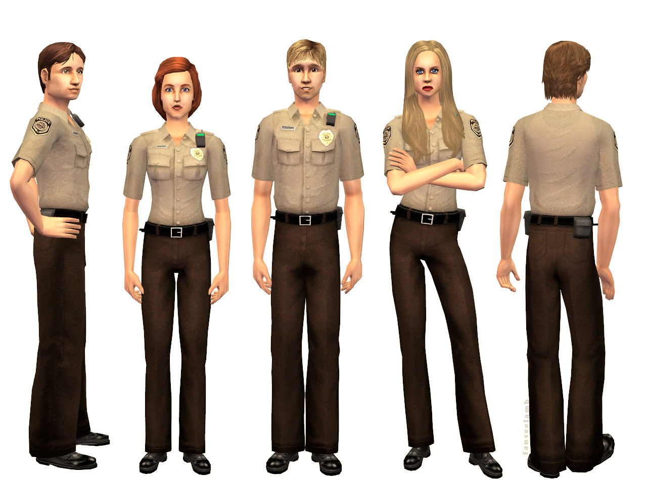 Mod The Sims - There's a New Cop (Uniform) in Town
