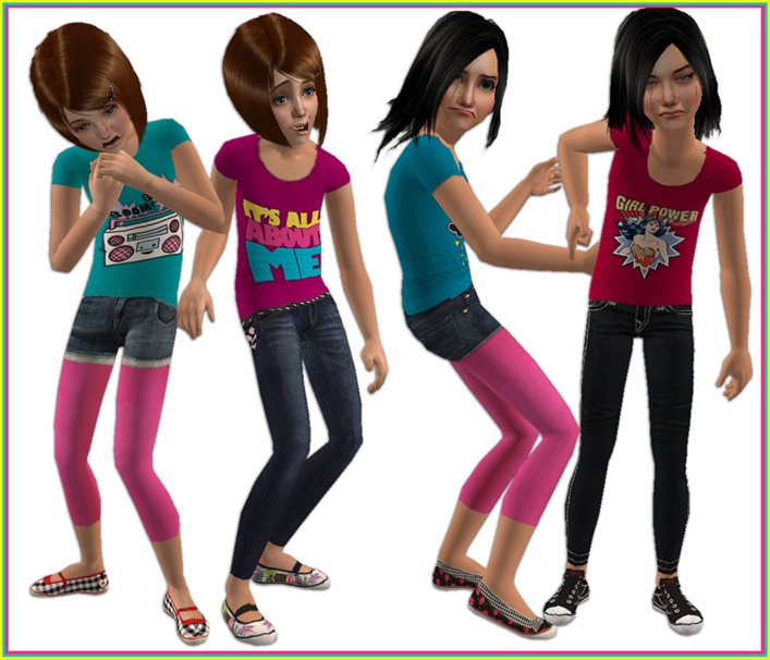 Mod The Sims Fresh Air Little Girls Outfits