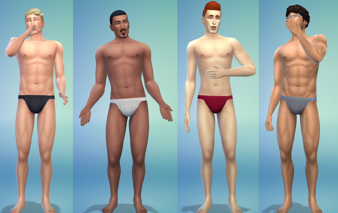 Mod The Sims - Sims 4 Brief style Underwear.