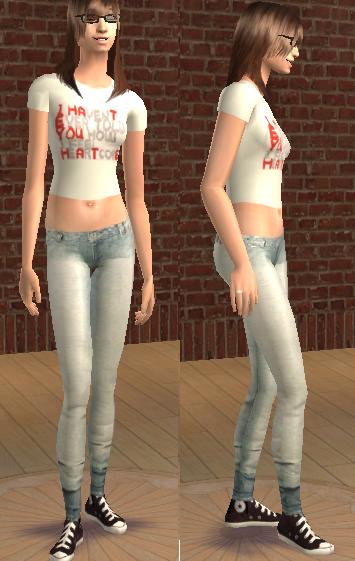 Skinny jeans with converse sales