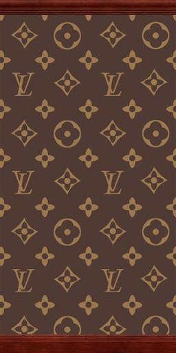 Mod The Sims - Louis Vuitton Wallpaper with Crown and Kick Molding