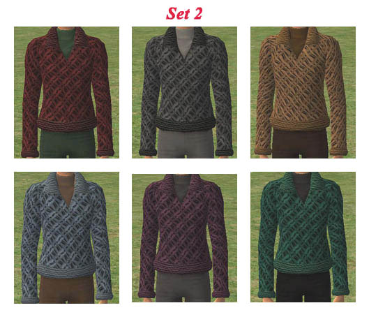 Mod The Sims - 2 Sets of Women Outwear Clothing