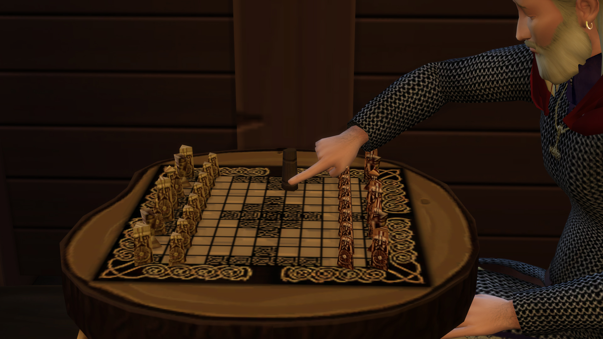 have 2 sims play a long chess game 