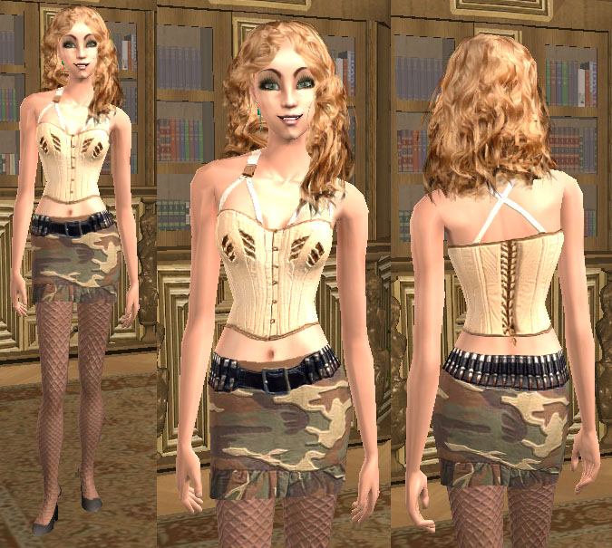 Army belt skirt best sale