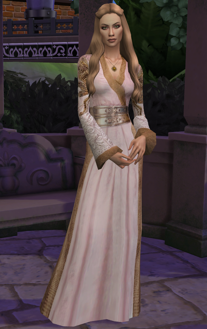 sims 4 pink dress Sims 4 Debut Theme: Pink & Yung