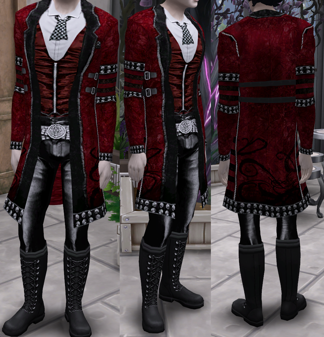 Mod The Sims - Mad Hatter Gothic Outfit and Hat an Aikea Guinea Texture ...