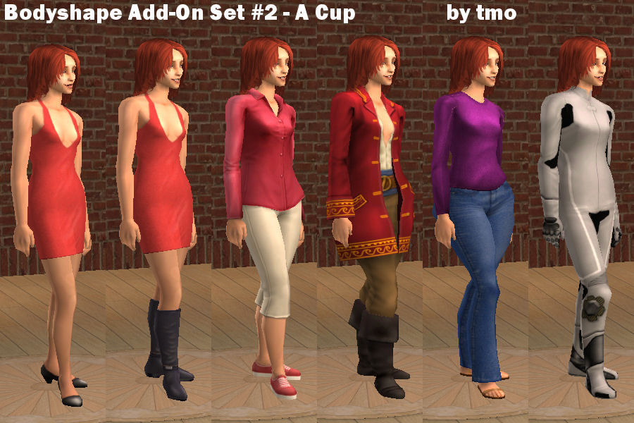 Mod The Sims - Warlokk Bodyshape 34A & 34B Full-Body Add-On MESH