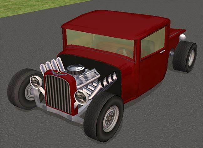 Mod The Sims - Rat Rod - Antique Red
