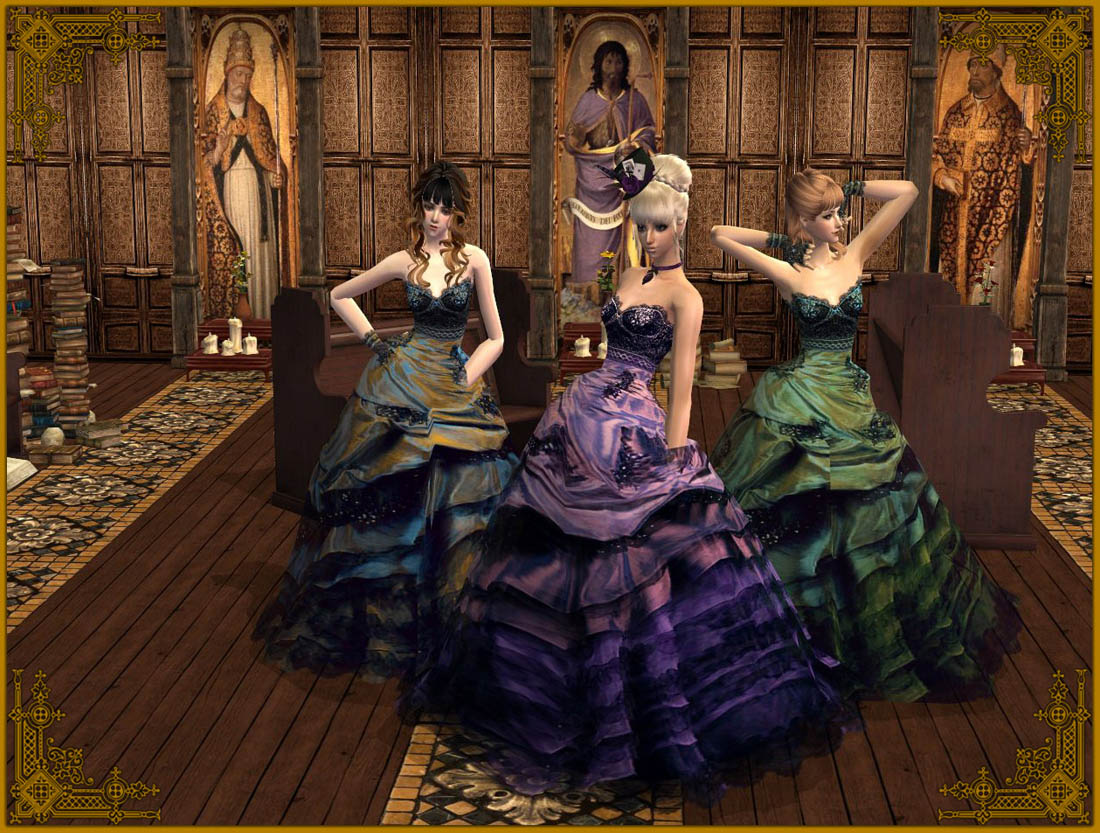 Vr harem. Симс 3 гарем. Симс 3 платье королевы. Гарем SIMS 4. Картина несколько девушек в старинных платьях.