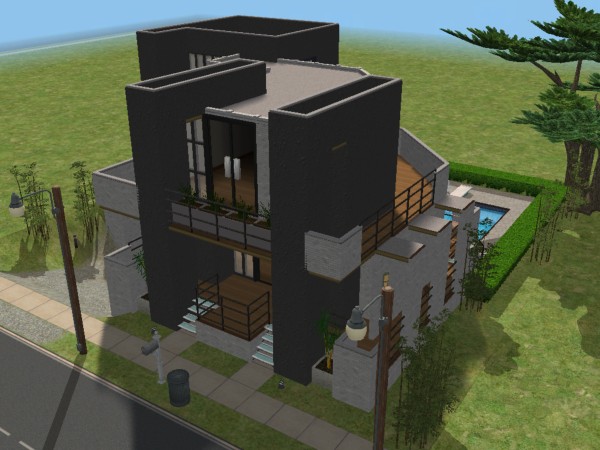 Desain Rumah Mewah Sims 3 Cahaya Rumahku Unik Minimalis