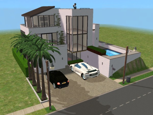 Desain Rumah Mewah Sims 3 Cahaya Rumahku Minimalis House Sabrina