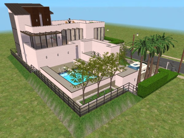 Mod The Sims Rumah Bukit Modern Tropis 2