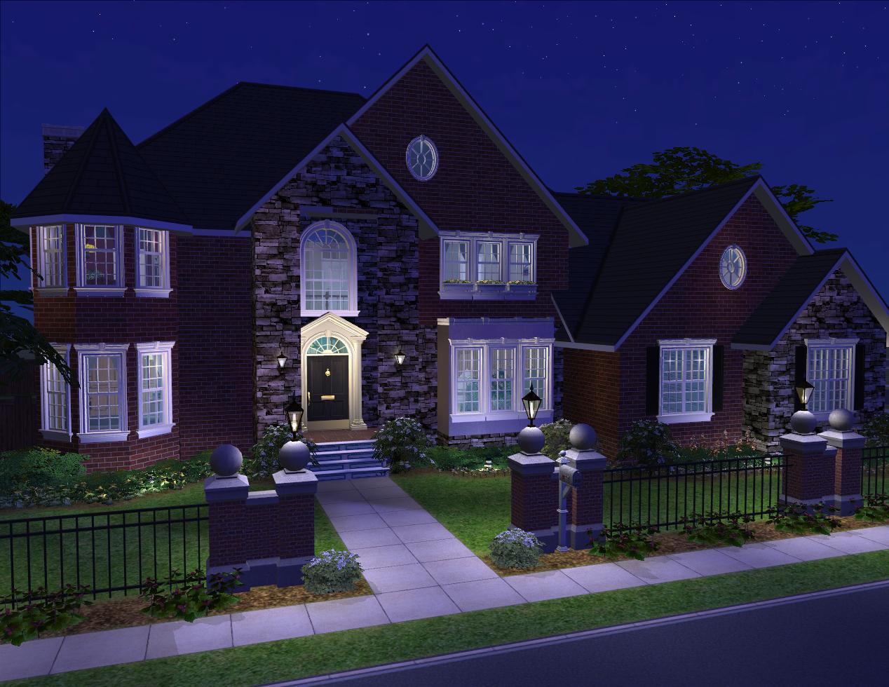 Mod The Sims 4 Bedroom 'New American' Style Home