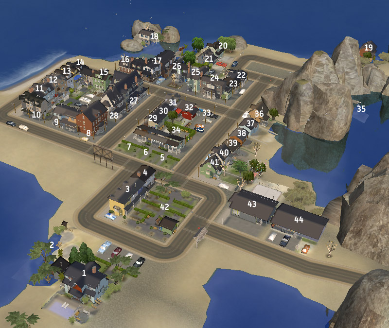 Mod The Sims Elsewhere Neighbourhood With Lots