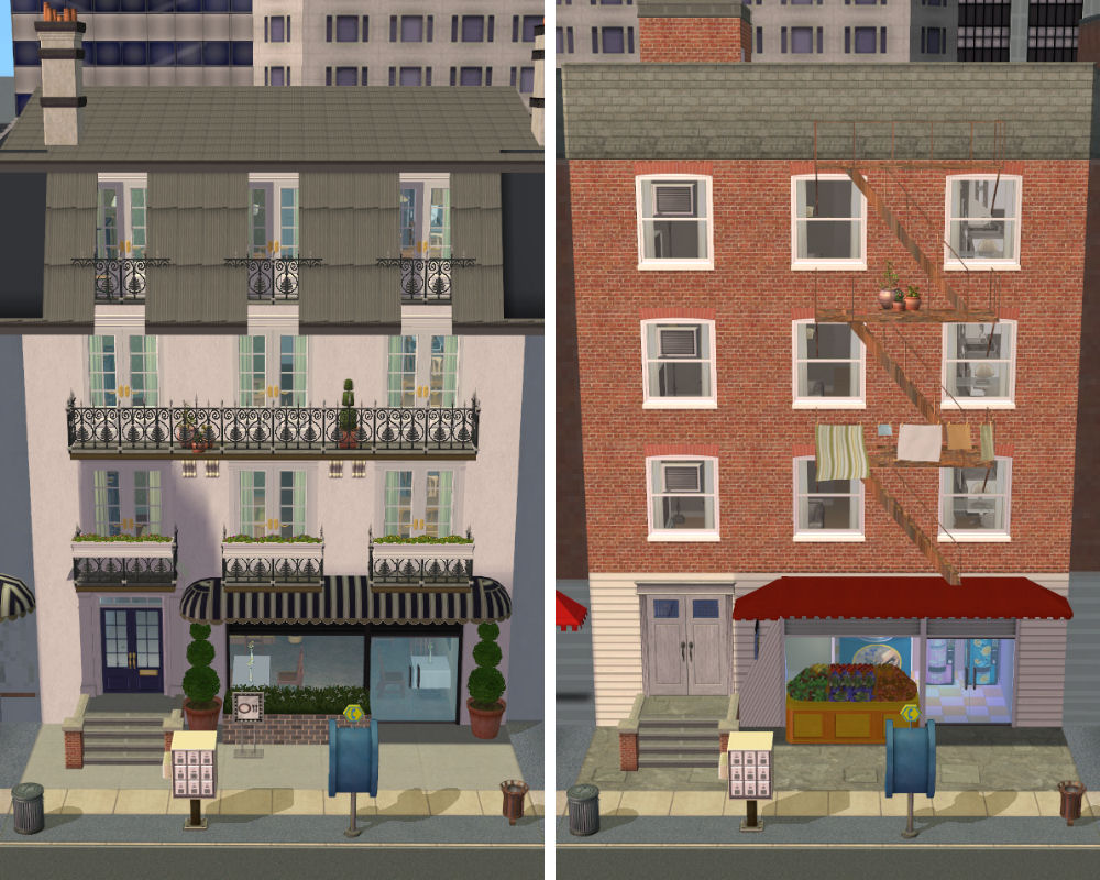 Mod The Sims City Apartments Paris And New York Versions