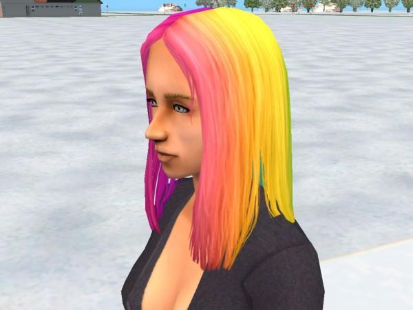 Mod The Sims Rainbow Hair