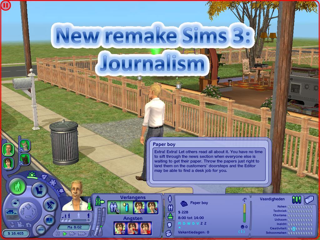 Mod The Sims New remake Sims 3 Journalism