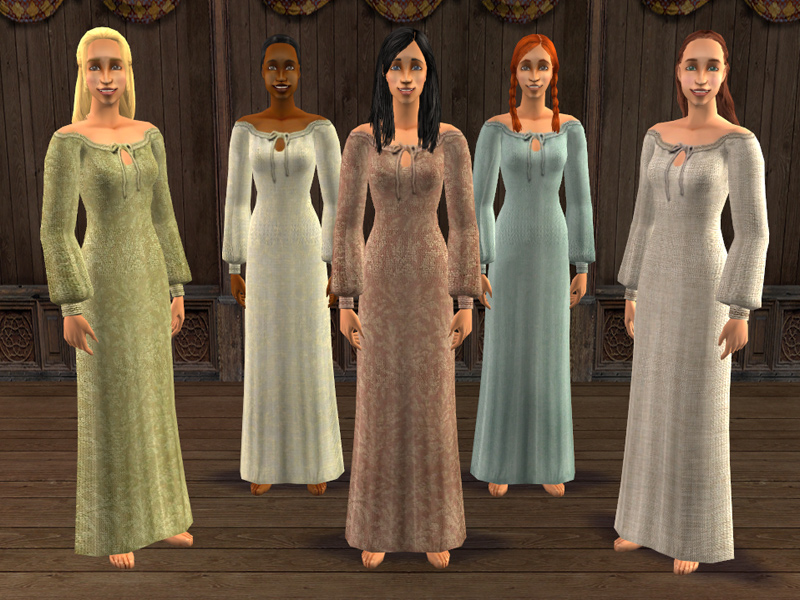 Mod The Sims - Medieval Sleep Chemise