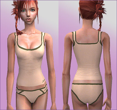 Mod The Sims - Teen Underwear with Samba logo