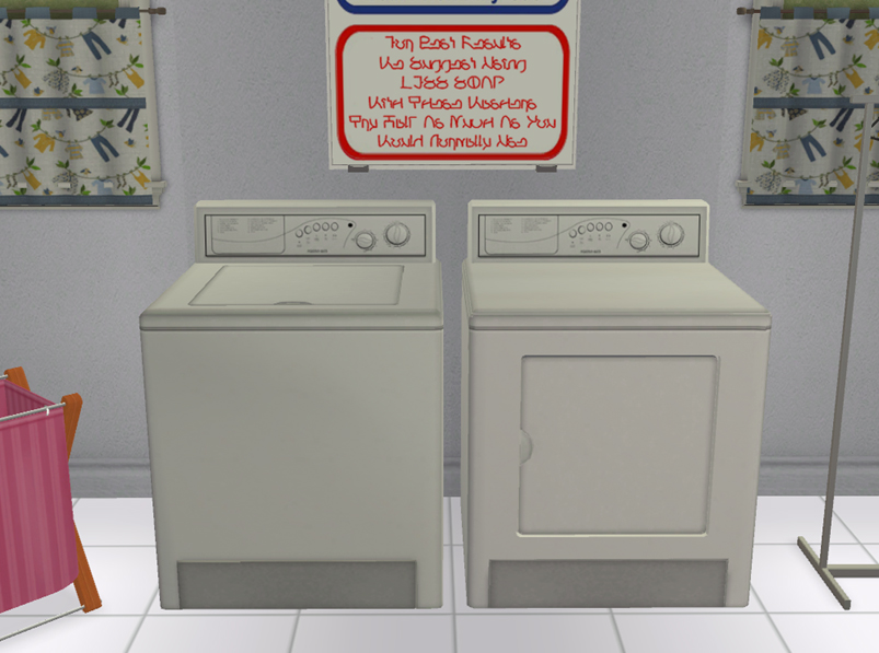 Mod The Sims Laundry Day Part 1 Washer And Dryer Sims 4 Sims | Images ...