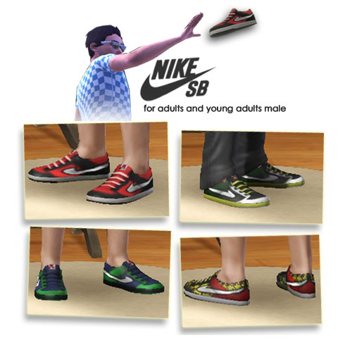 To read Melodic Kills Mod The Sims - Nike SB Sneakers for YA/A Male