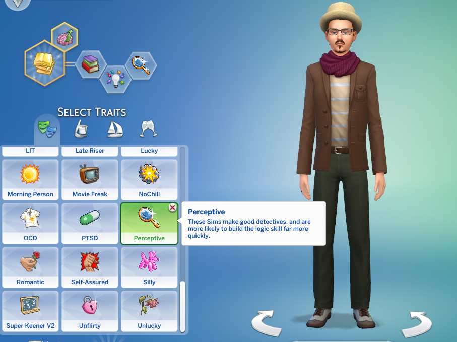 Mod The Sims - Perceptive Trait