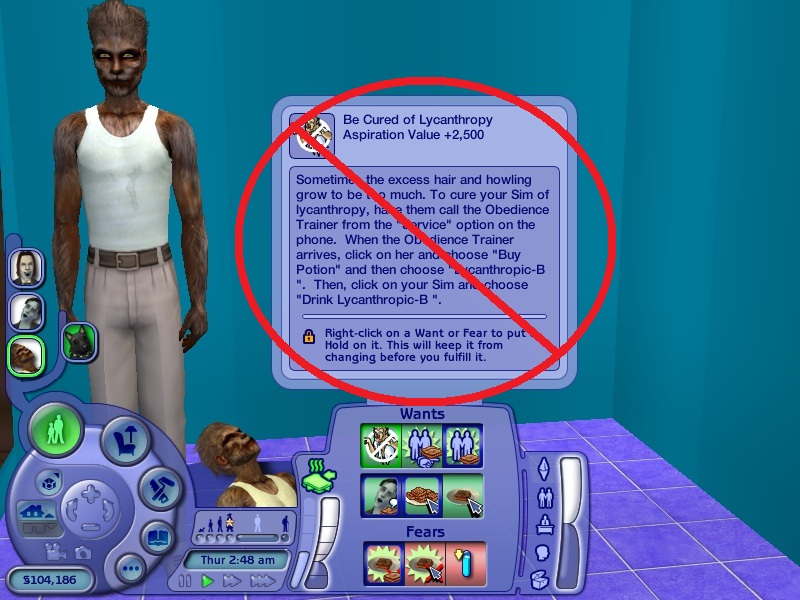 Mod The Sims - Growing Up Wants Panel