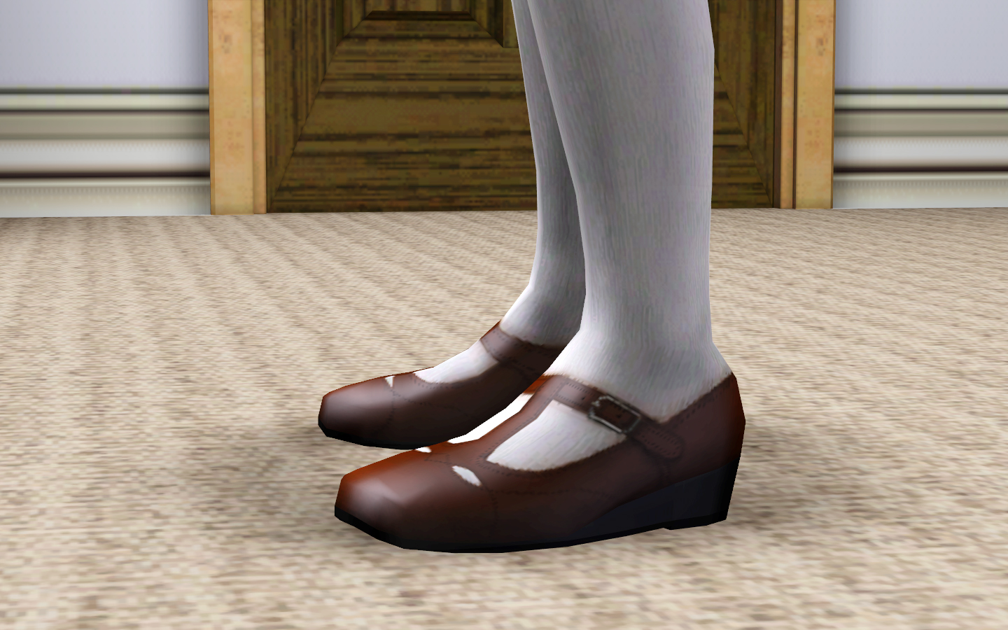 Mod The Sims - T-Strap Dress Shoes