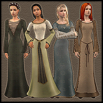 Mod The Sims - Teen Girl Medieval Collection