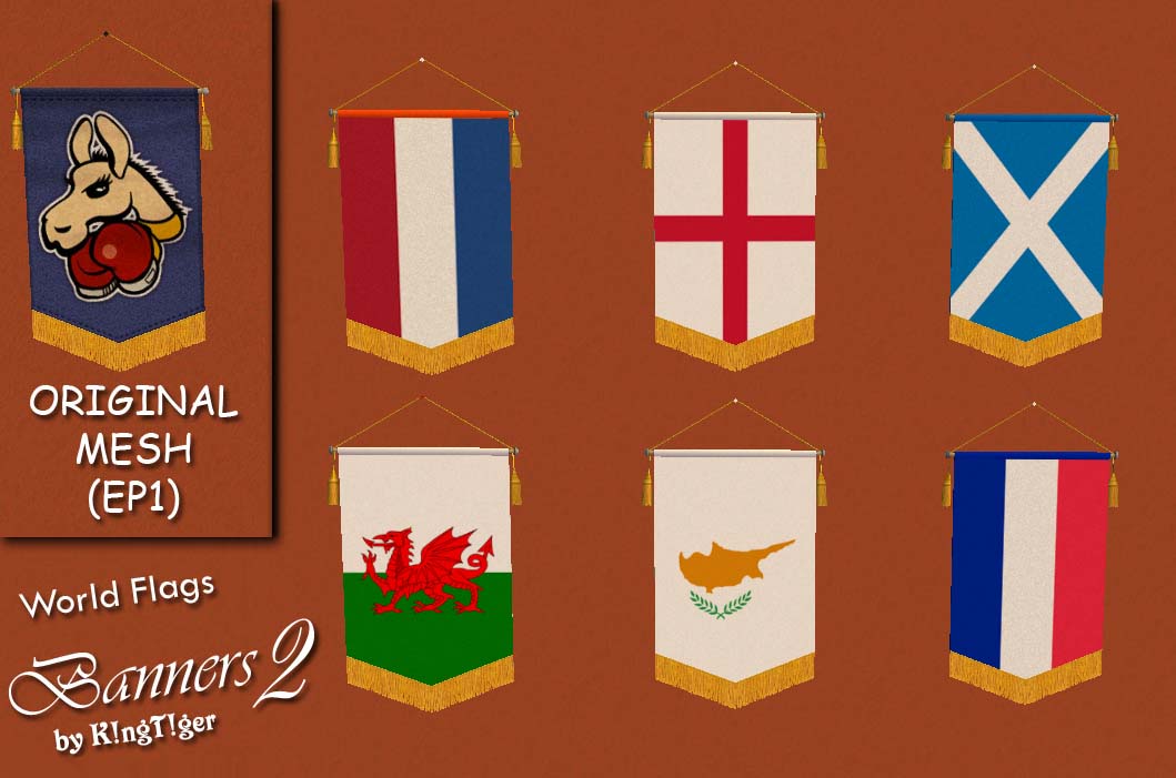 Mod The Sims World Flags Banners Part2