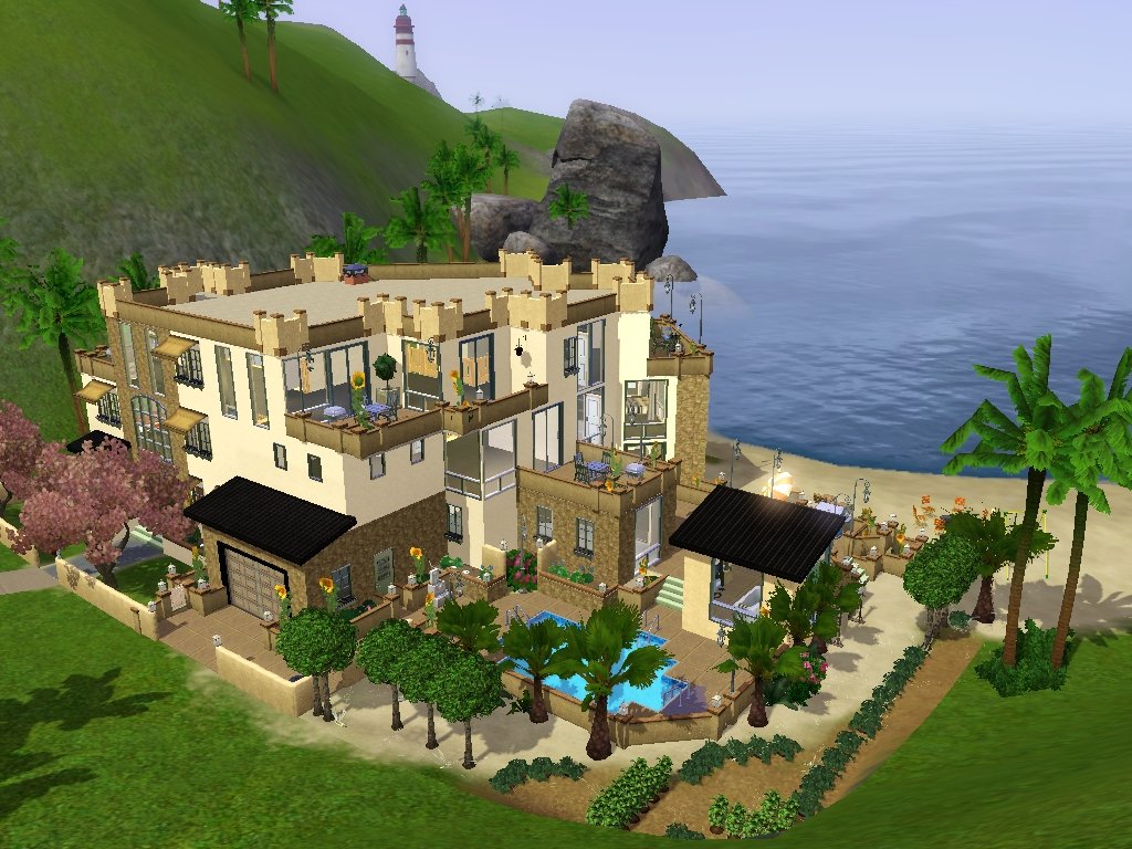 Mod The Sims Modern House With A View