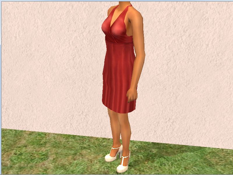 Mod The Sims - Cleos Simple Dresses replace Nightlife short ruffled dress