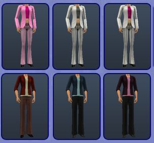 Mod The Sims - BG/Uni jacket/flared pants (default and custom) for TF-EF