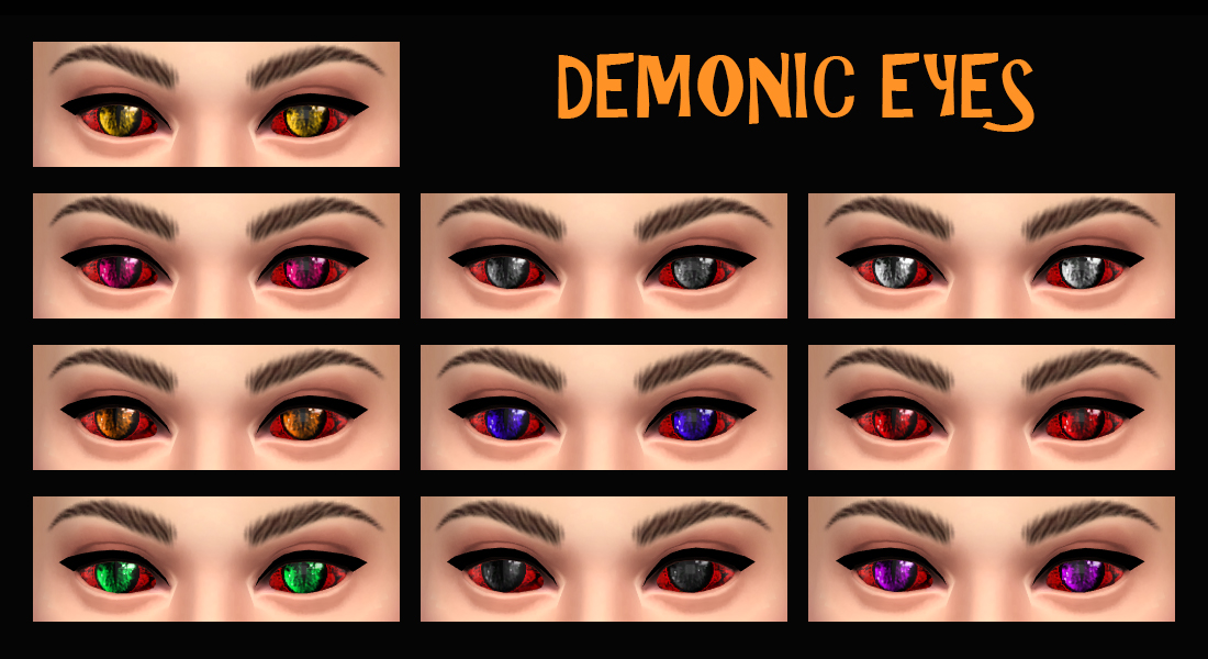 Demonic Eyes. 