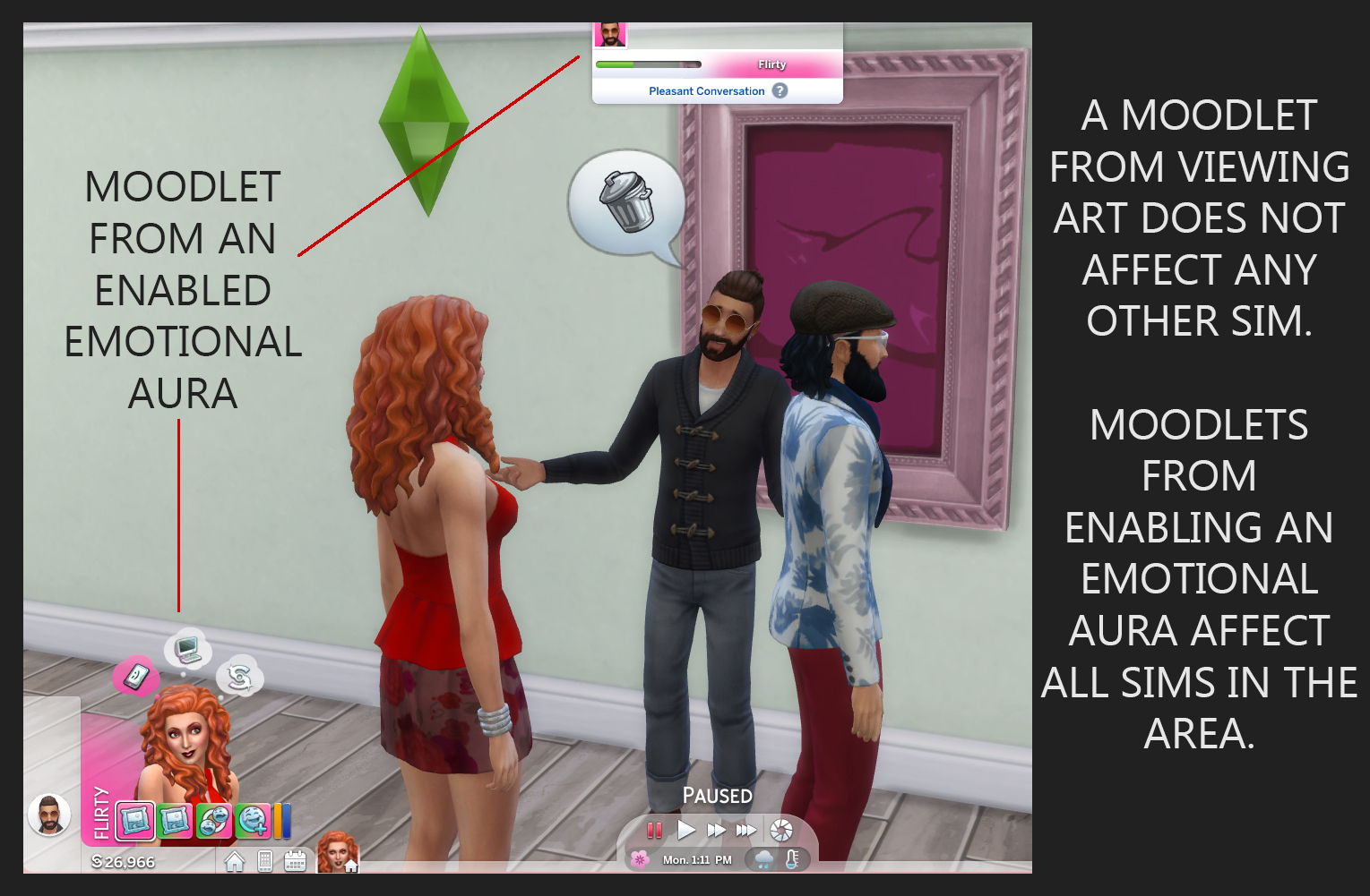 Mod The Sims Emotional Art Enable Moods Or Don T